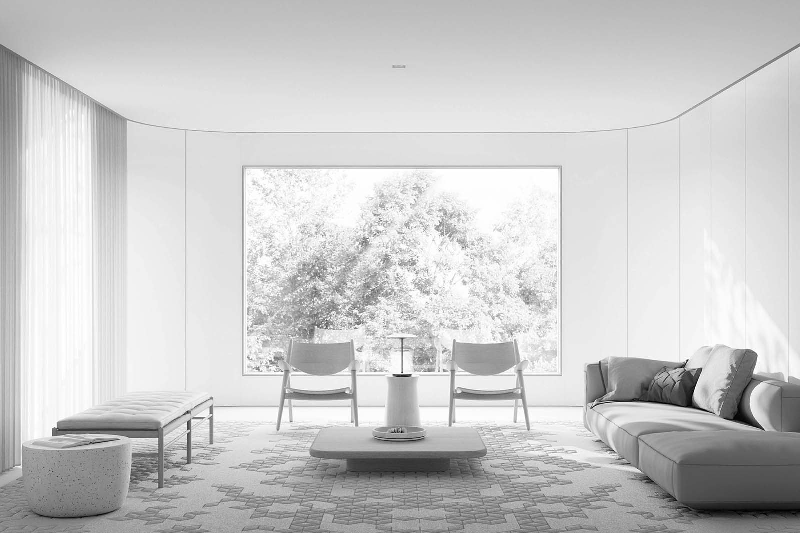 Minimalist，Interior design，Singapore，Sim building，black and white，
