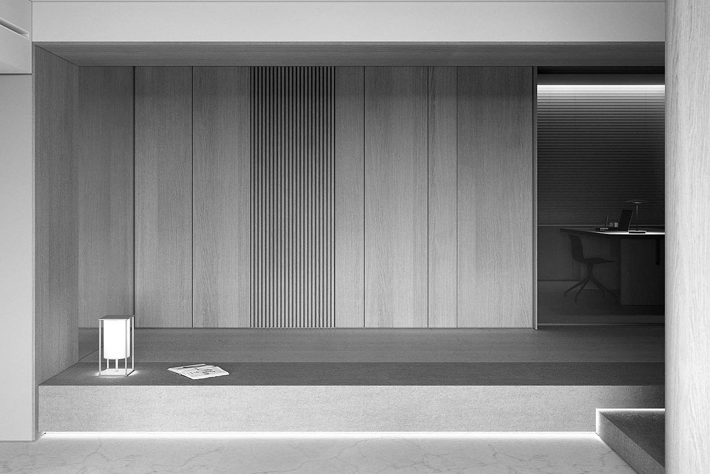 Minimalist，Interior design，Singapore，Sim building，black and white，