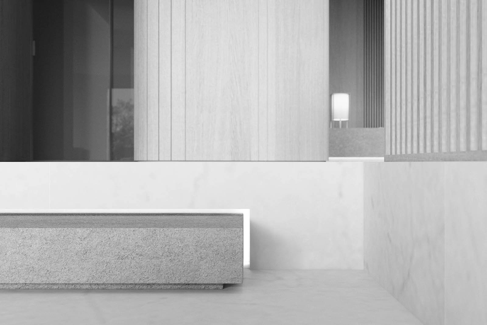 Minimalist，Interior design，Singapore，Sim building，black and white，