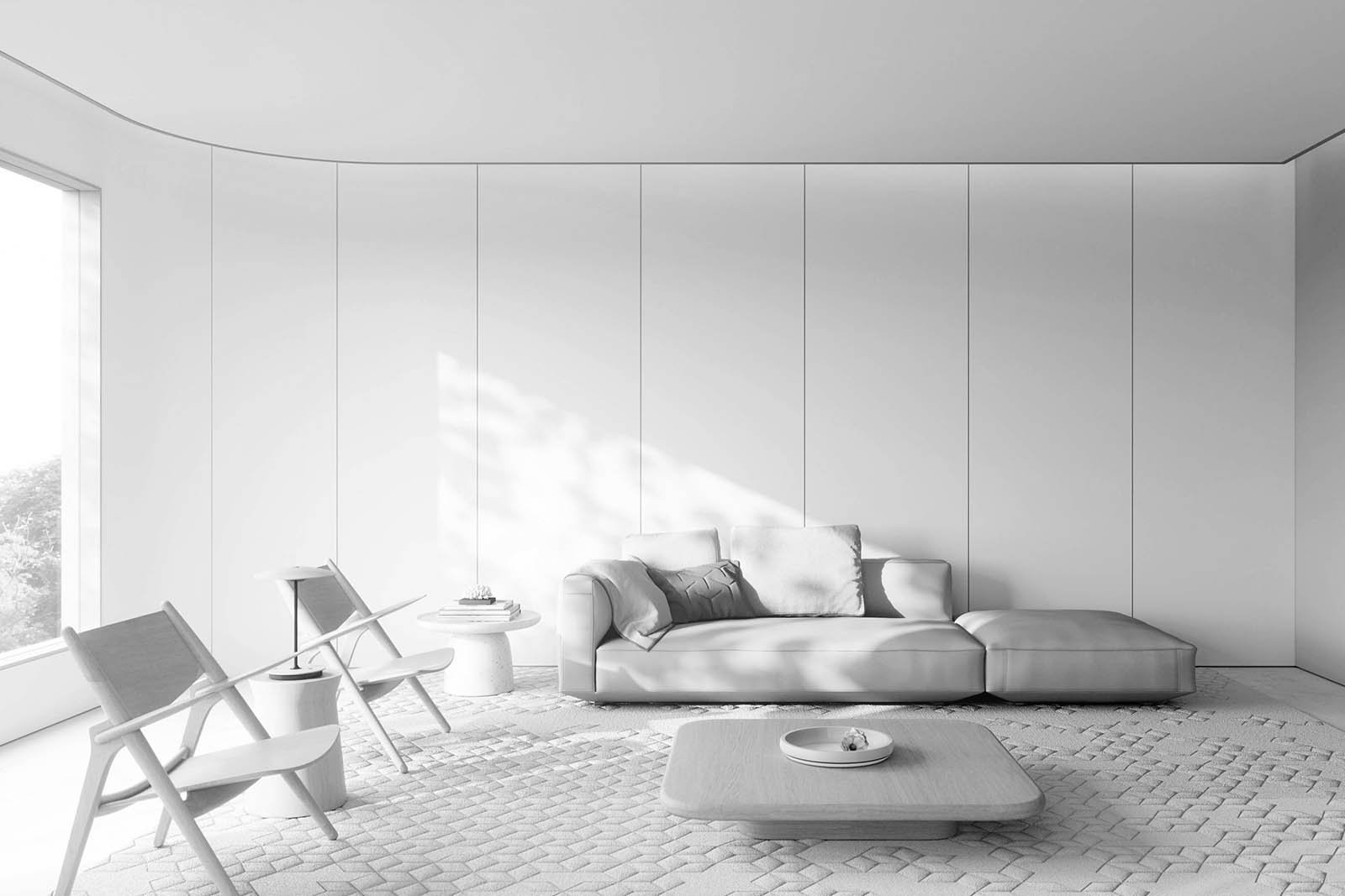 Minimalist，Interior design，Singapore，Sim building，black and white，