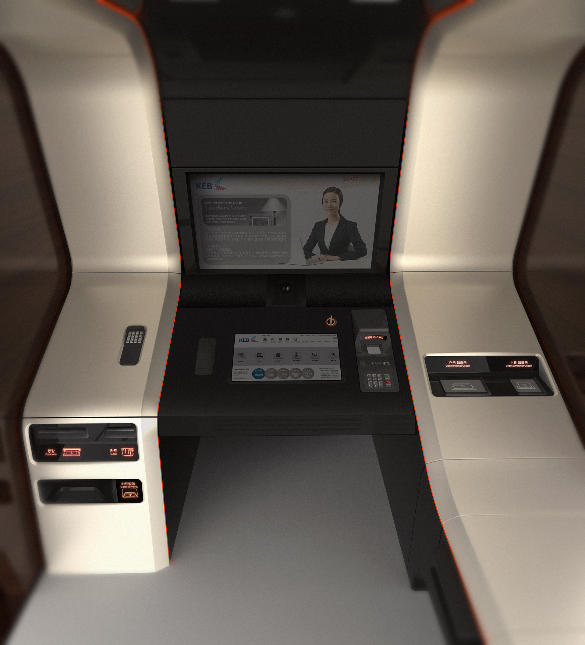 atm，Intelligent service，KEB，