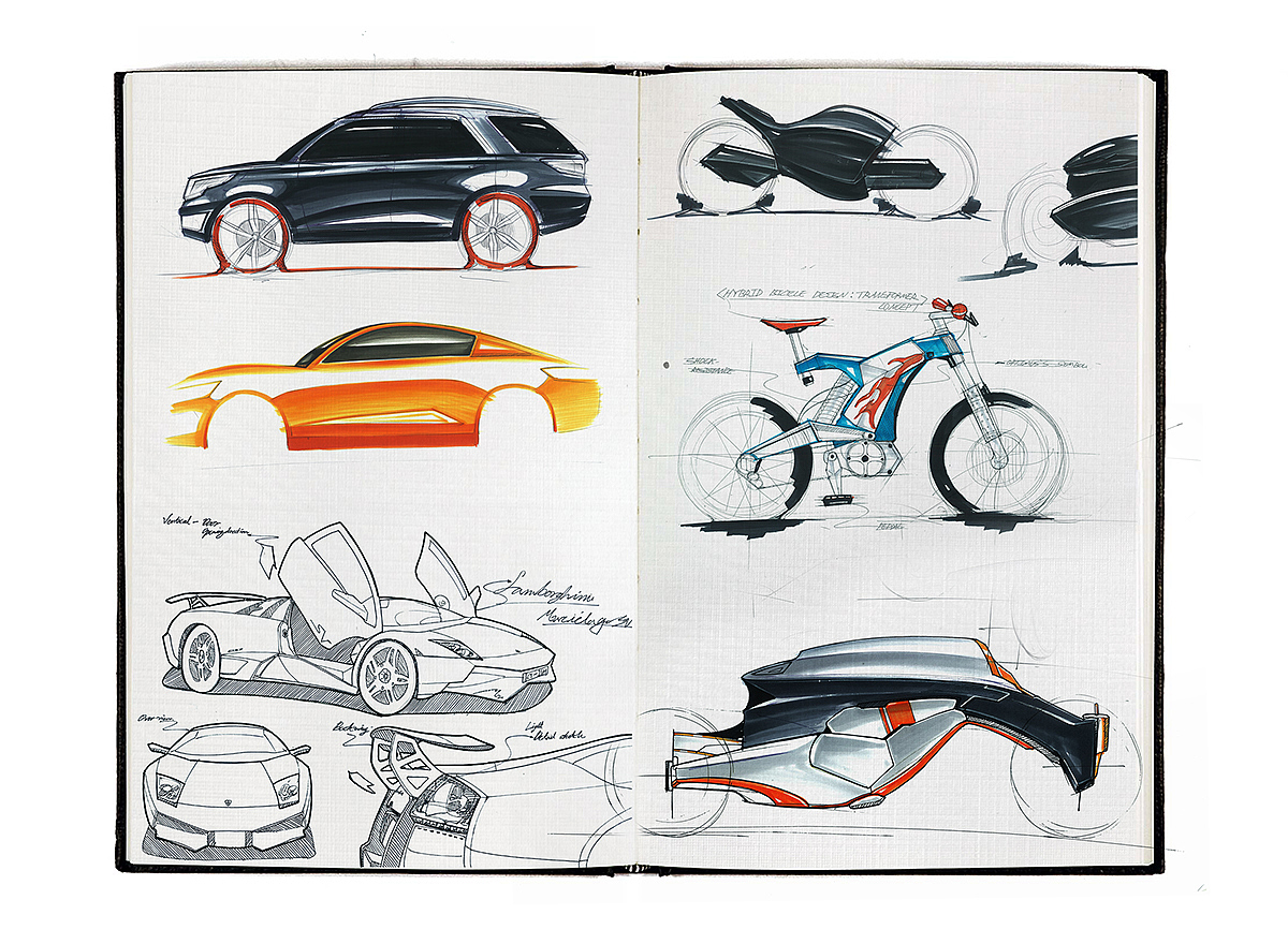 industrial design，product design，Industrial hand drawing，vehicle，