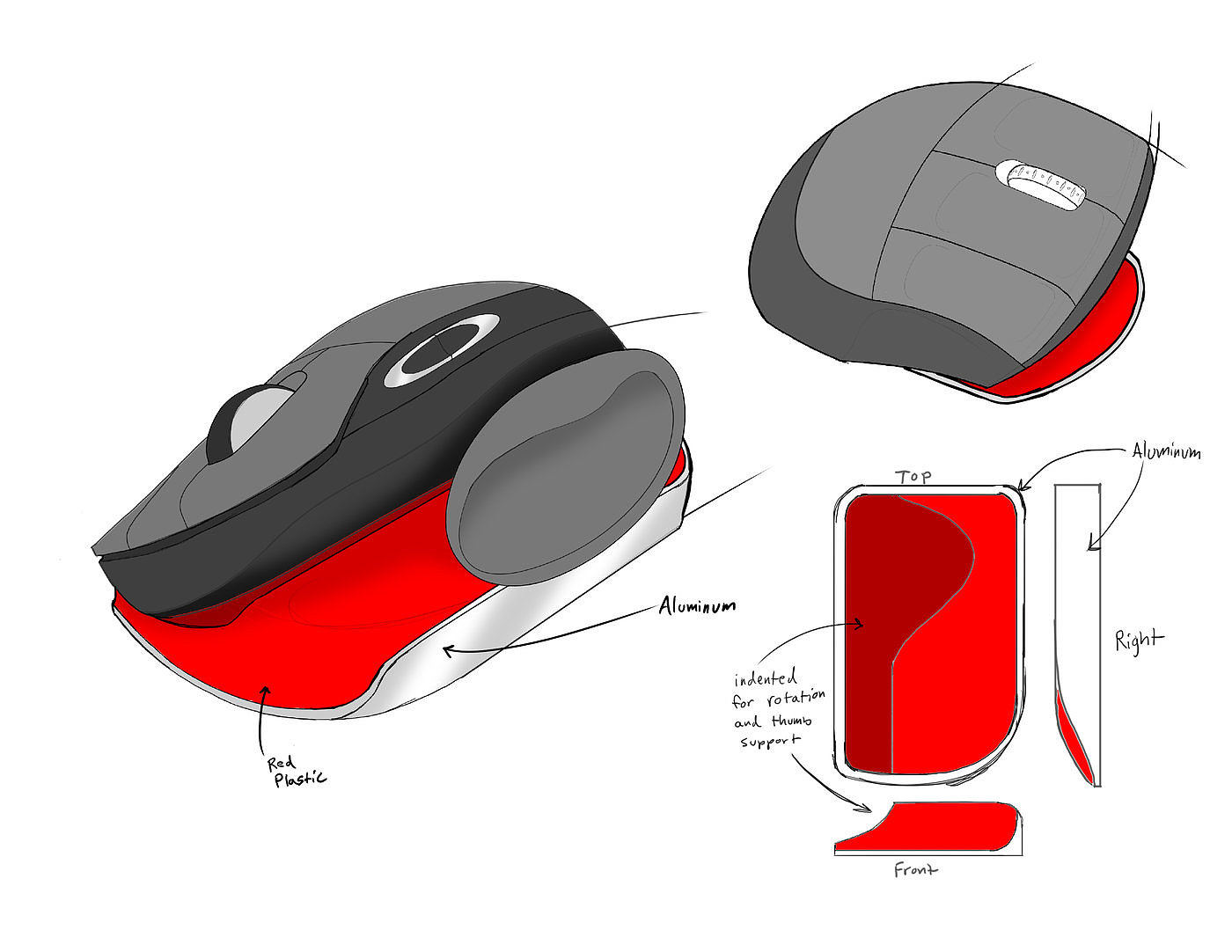 Andrew Morgan，Adjustable，Ergonomics，Unimouse，mouse，
