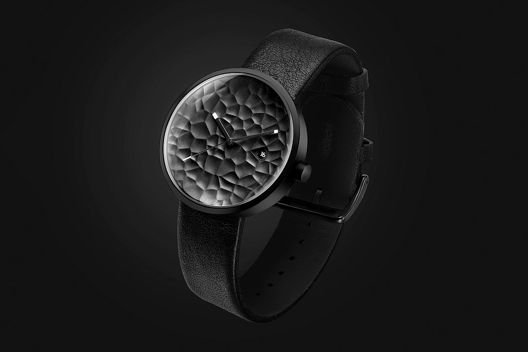 black，Wrist watch，Alessio Romano，