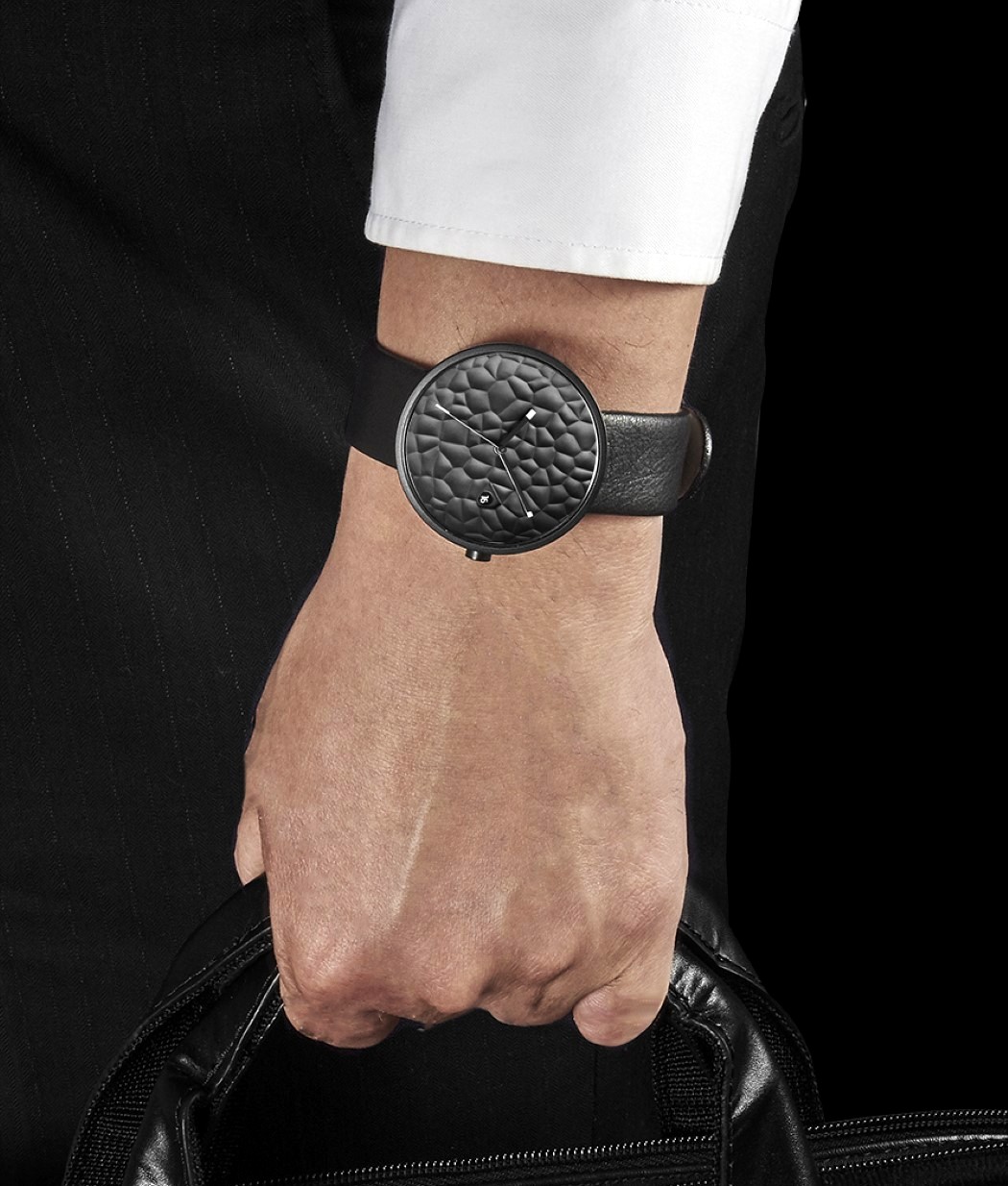 black，Wrist watch，Alessio Romano，