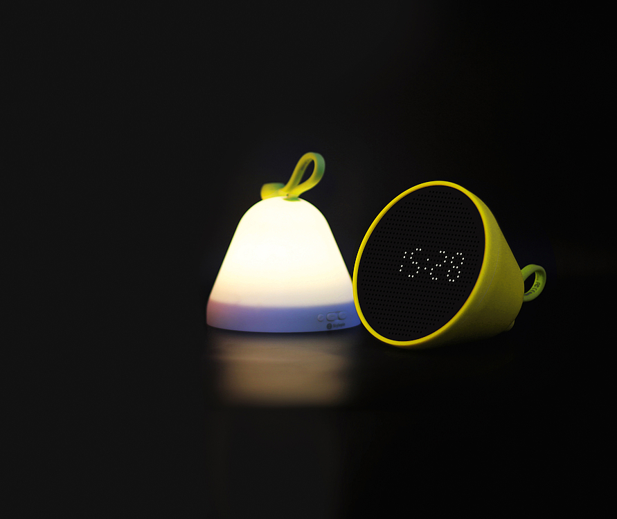 2017 red dot award，originality，Fun Fun，Night light，alarm clock，