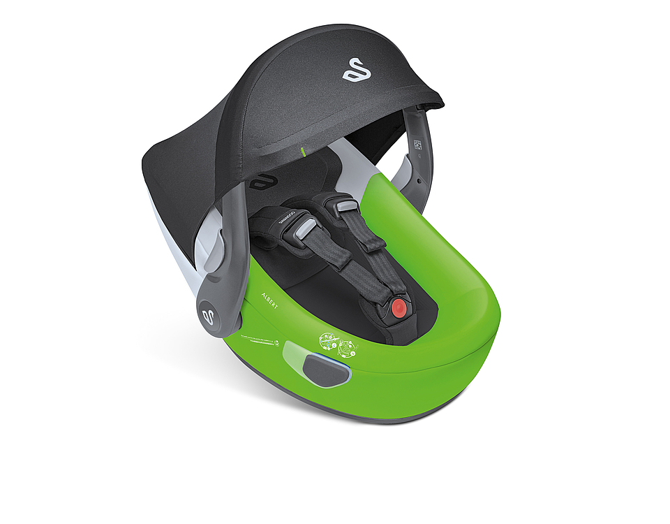2017 red dot award，Albert，vehicle-use child safety seats，Infant child，