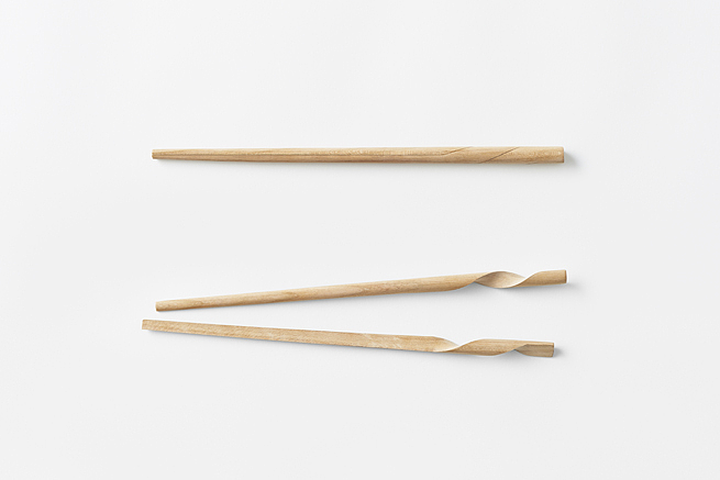 Pain point resolution，flower，become，cylinder，Minimalist，wood，Bamboo，Commodity redesign，Chopsticks design，