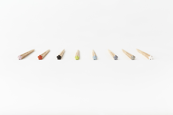 Pain point resolution，flower，become，cylinder，Minimalist，wood，Bamboo，Commodity redesign，Chopsticks design，