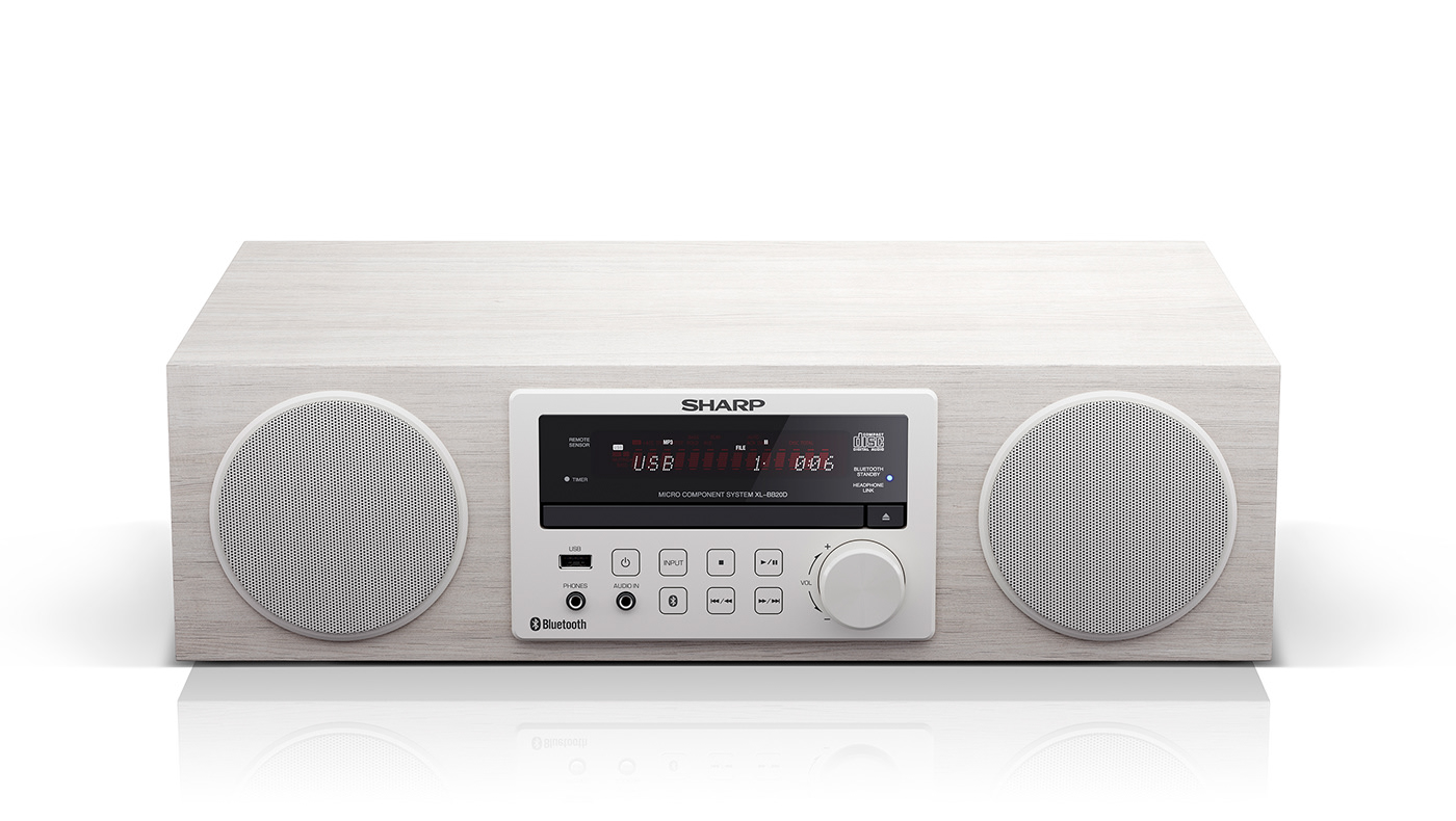 SHARP，sound，industrial design，product design，Digital art，