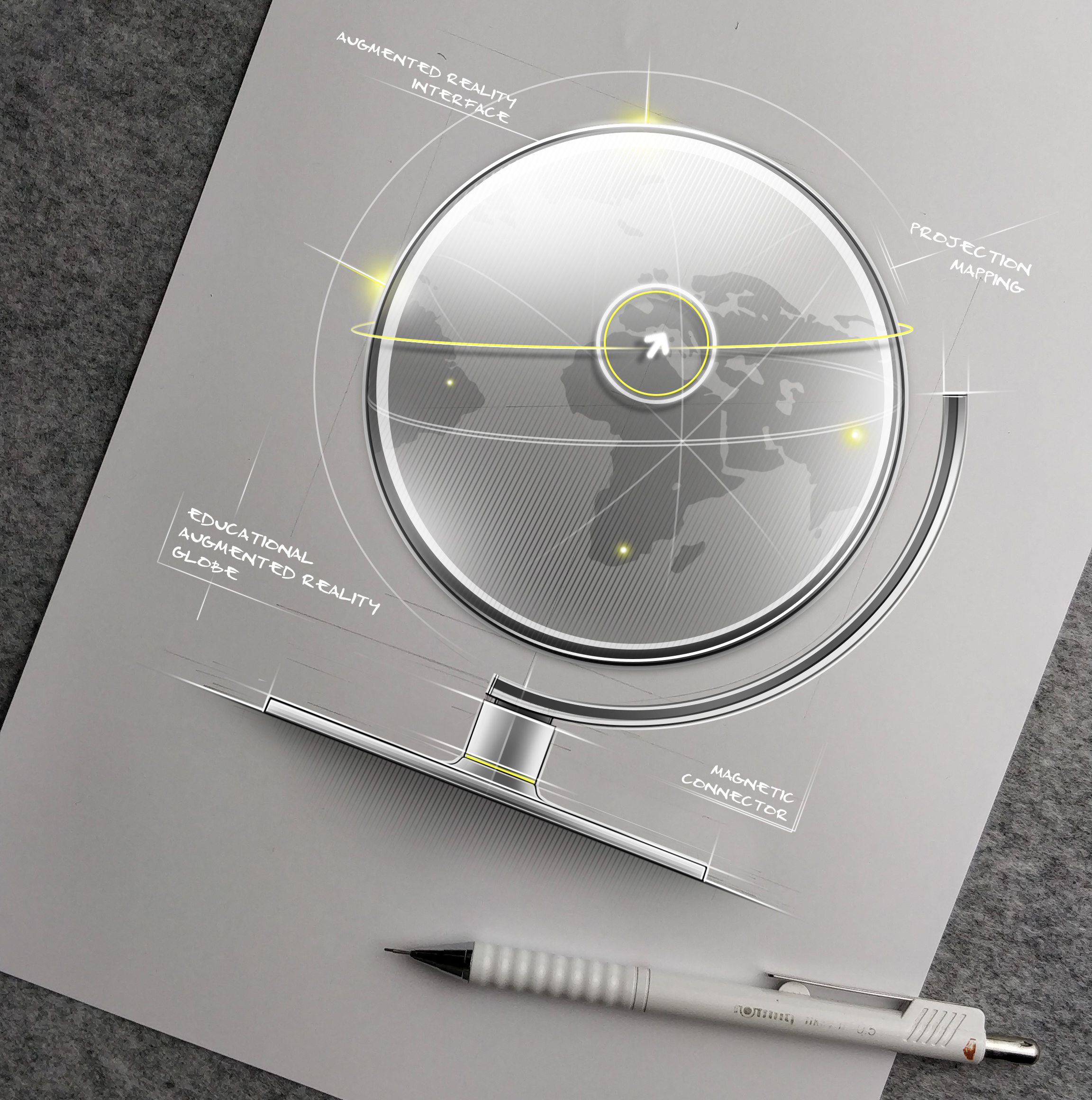 Hand drawn products，product design，Annual design，industrial design，Hand drawn，