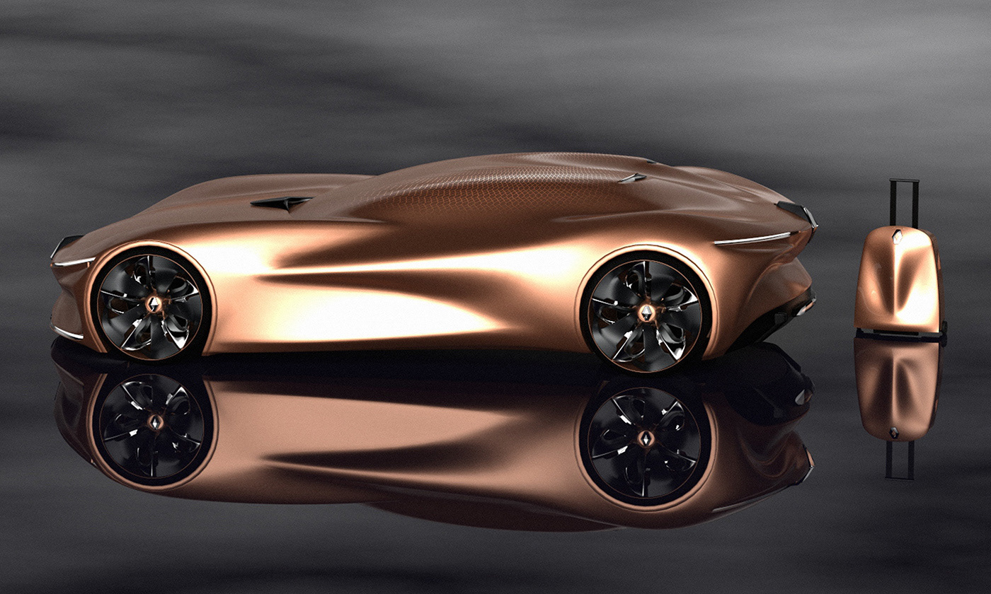 Sports car，vehicle，conceptual design，renault，