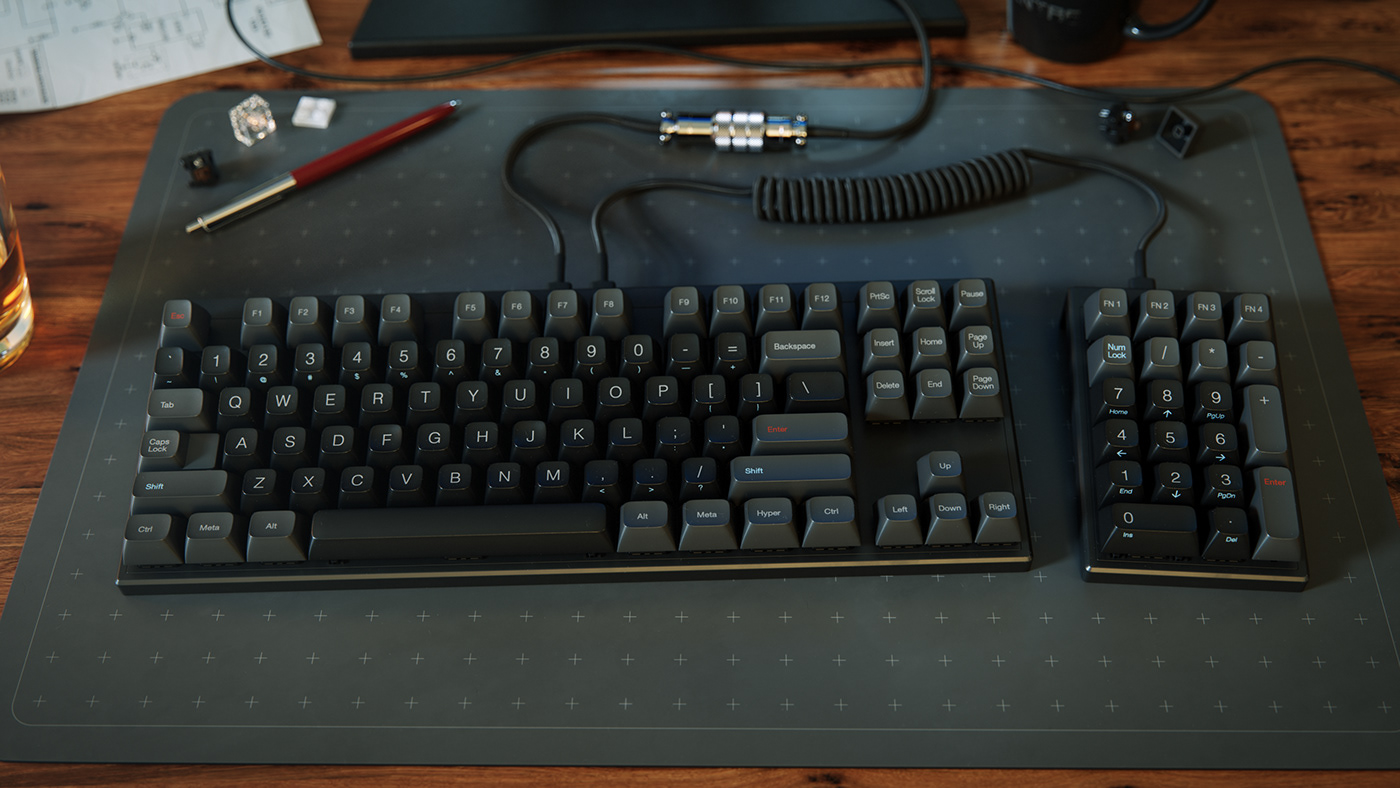 Design，Render，Mechanical keyboard，SLV SA-Keyboard，keyboard，Raphael Rau，