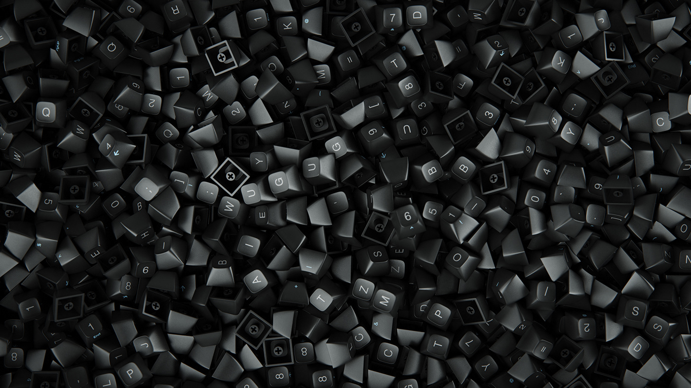 Design，Render，Mechanical keyboard，SLV SA-Keyboard，keyboard，Raphael Rau，