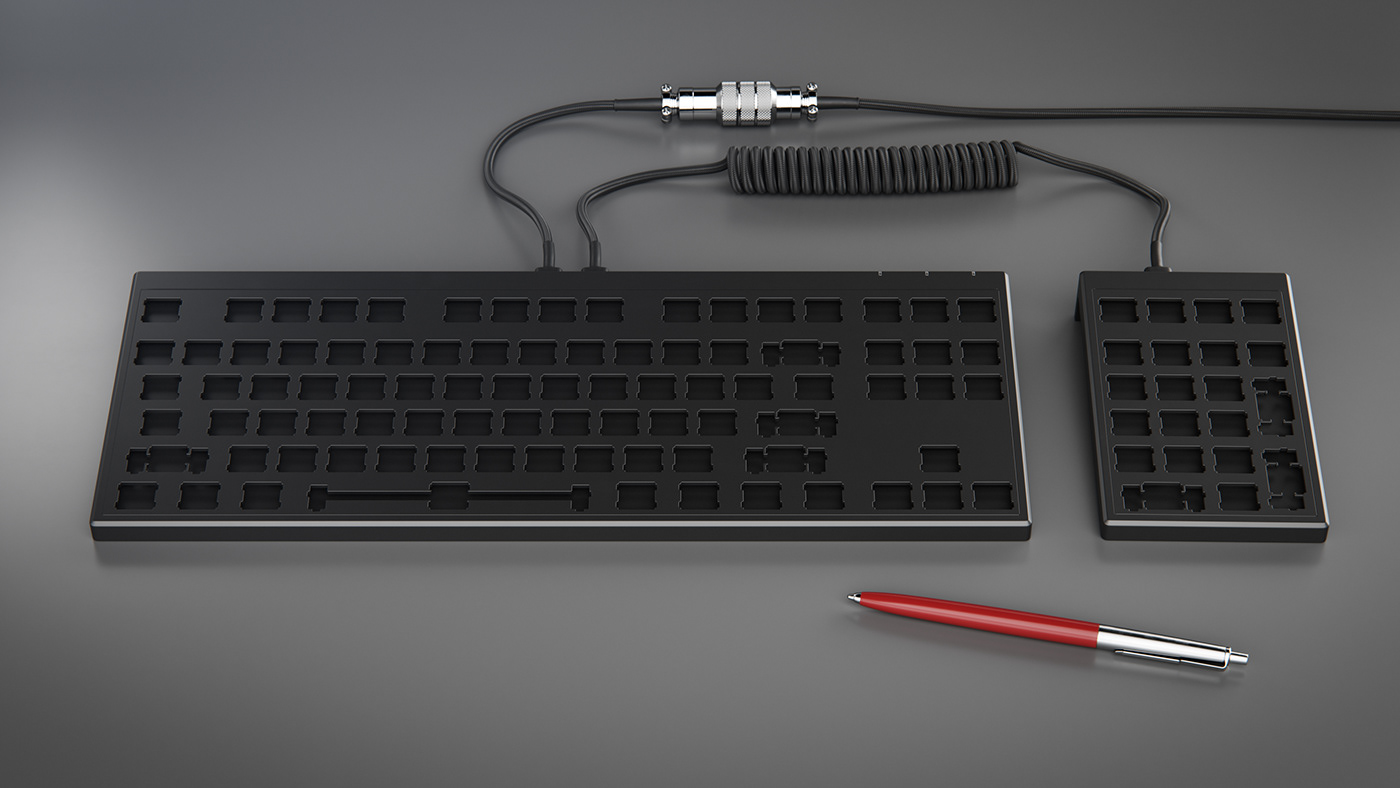 Design，Render，Mechanical keyboard，SLV SA-Keyboard，keyboard，Raphael Rau，