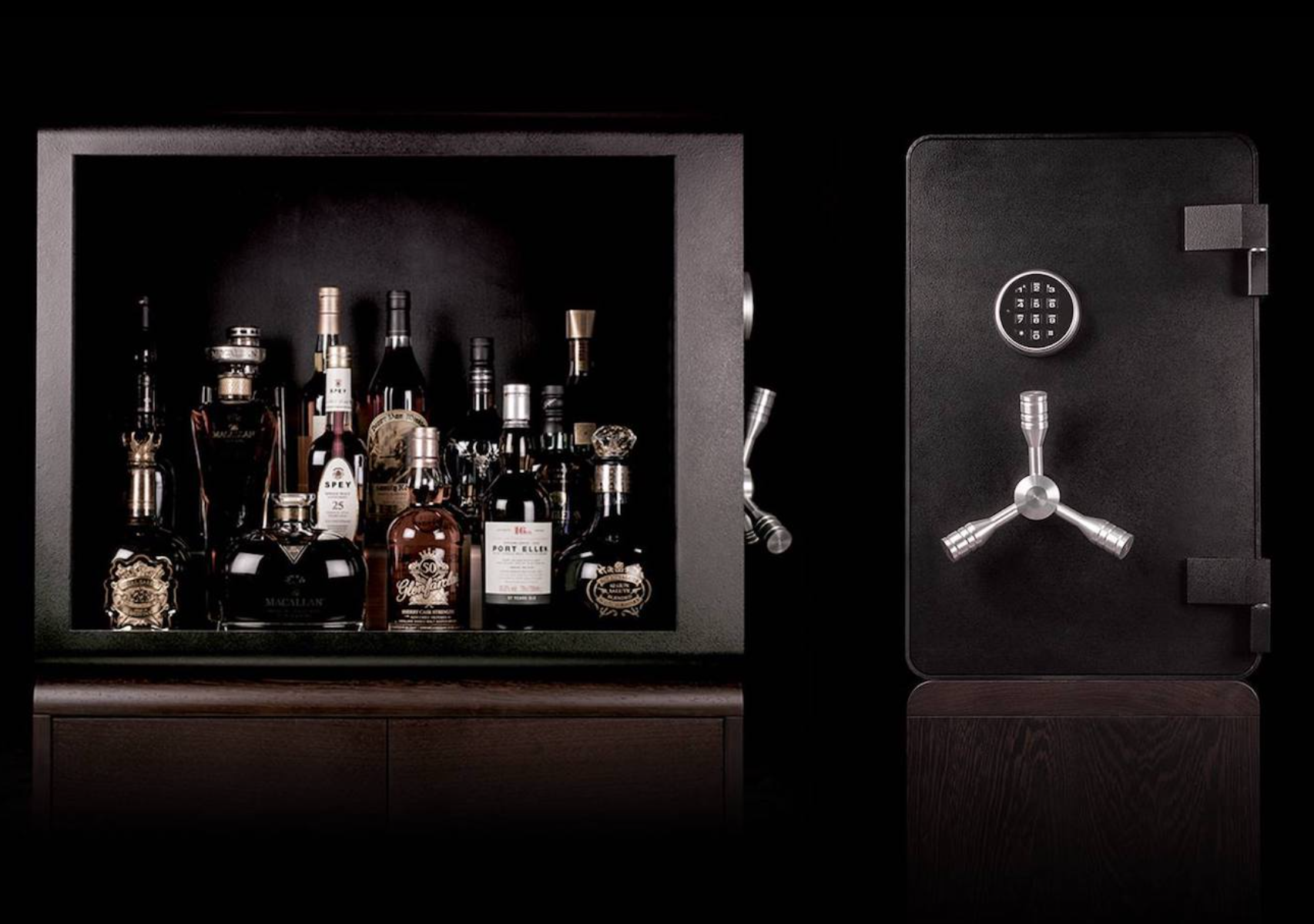 wine cabinet，Safe，Whisky，password，