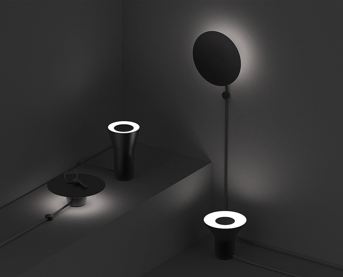 product design，lamps and lanterns，intelligence，Disk，