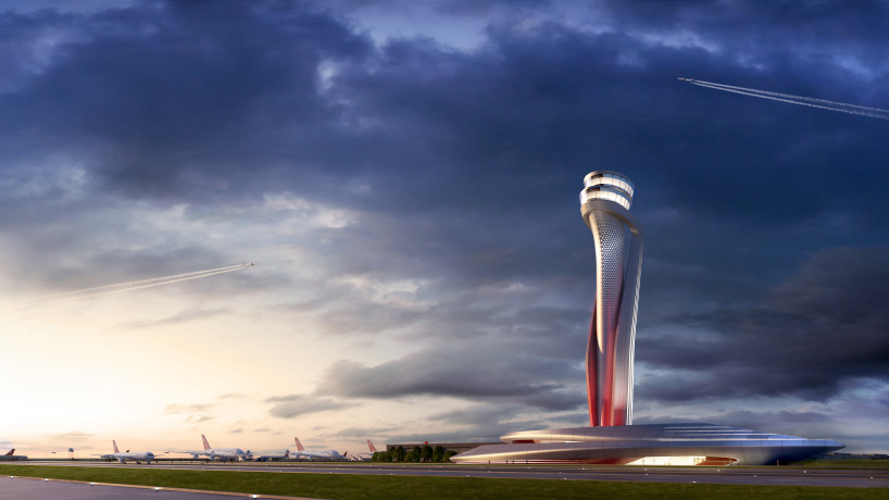 tower，Airport tower，industrial design，Architectural design，