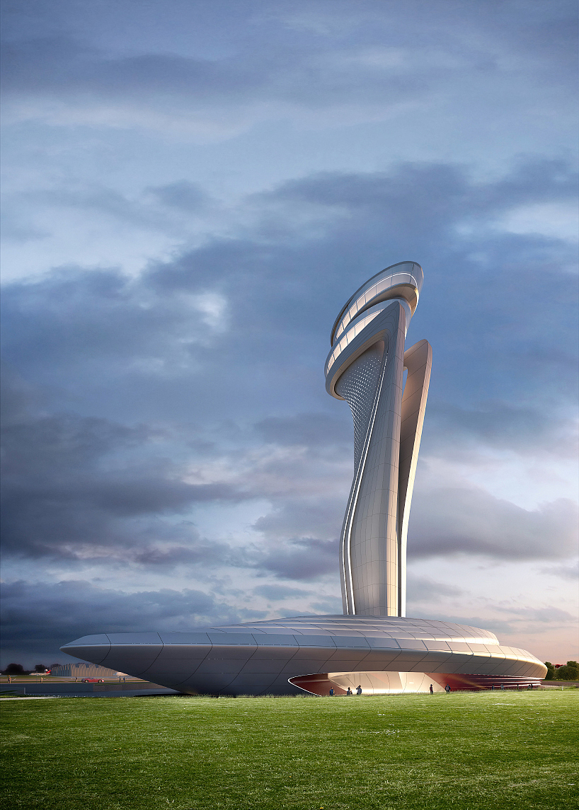 tower，Airport tower，industrial design，Architectural design，