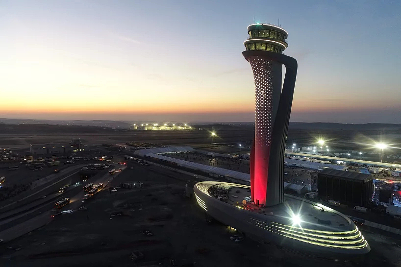 tower，Airport tower，industrial design，Architectural design，