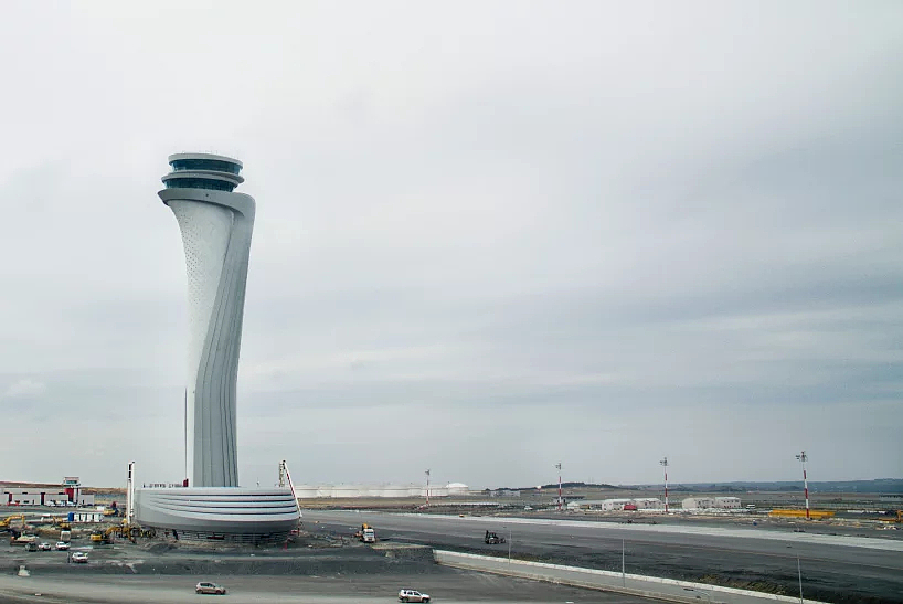 tower，Airport tower，industrial design，Architectural design，