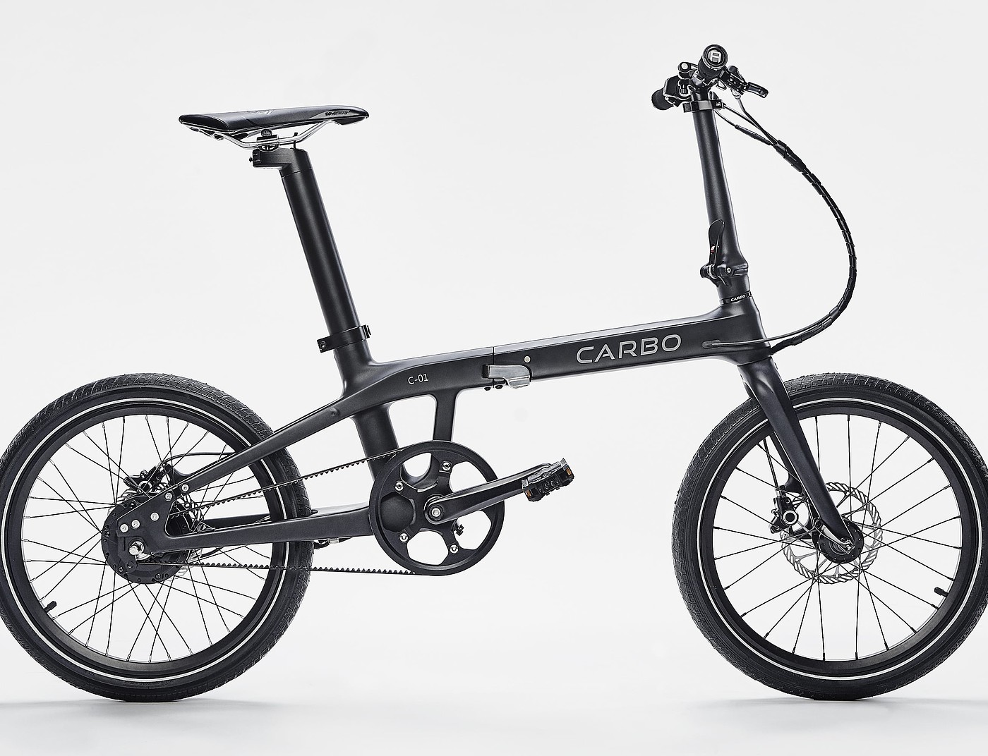 超轻，智能，电动，折叠自行车，CARBO，