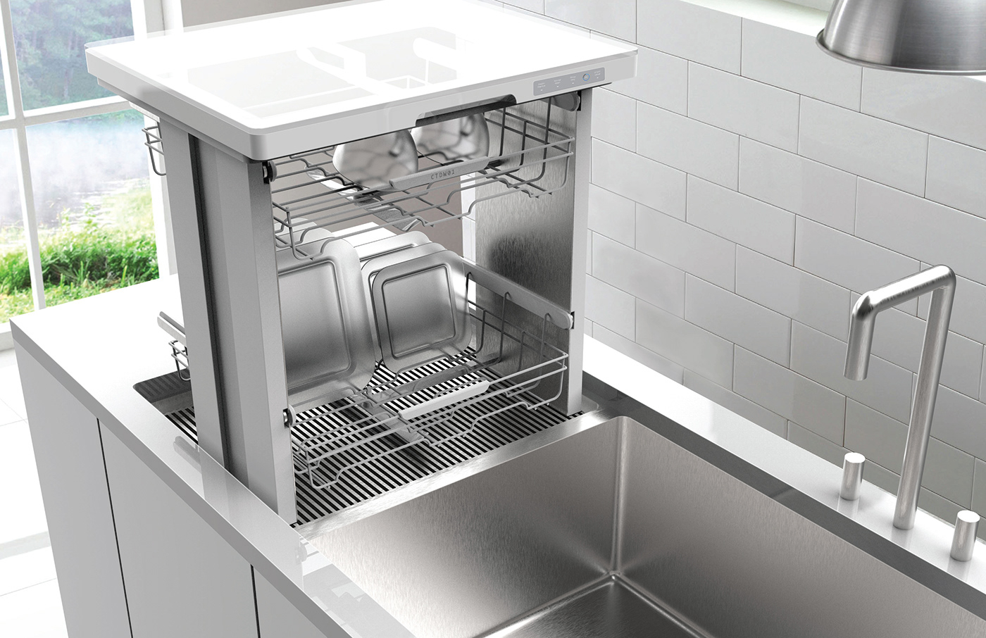 water conservation，Reasonable space，energy conservation，dishwasher，