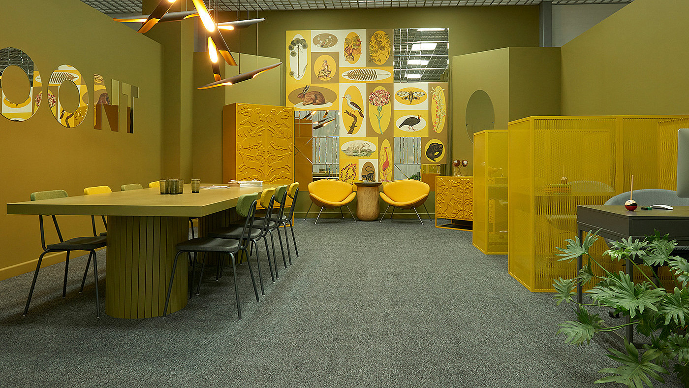 industrial design，yellow，Administrative Area，Interior design，