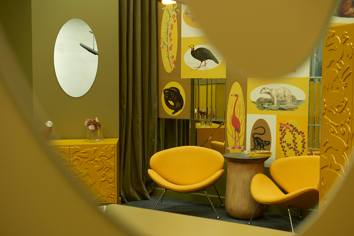 industrial design，yellow，Administrative Area，Interior design，