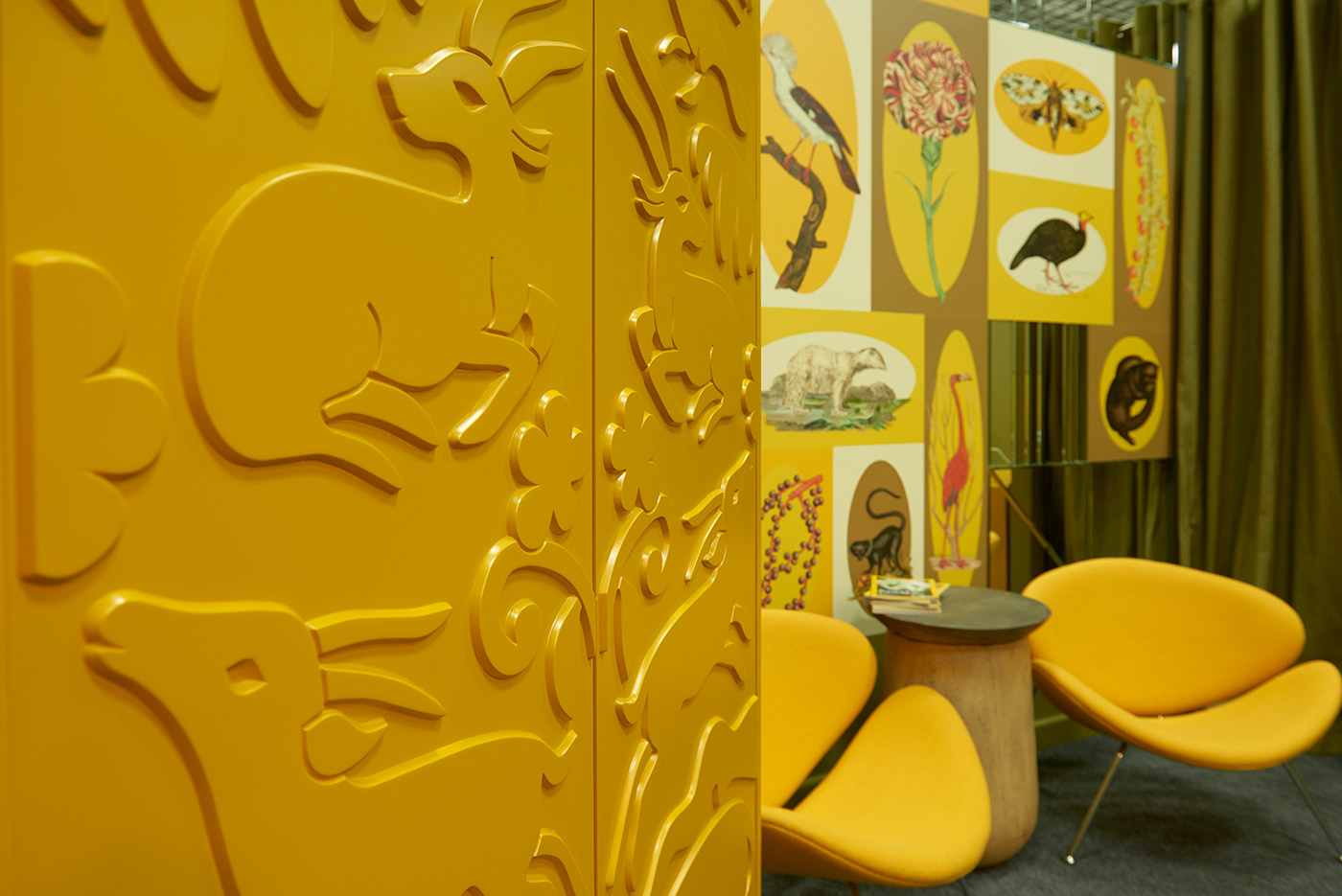 industrial design，yellow，Administrative Area，Interior design，