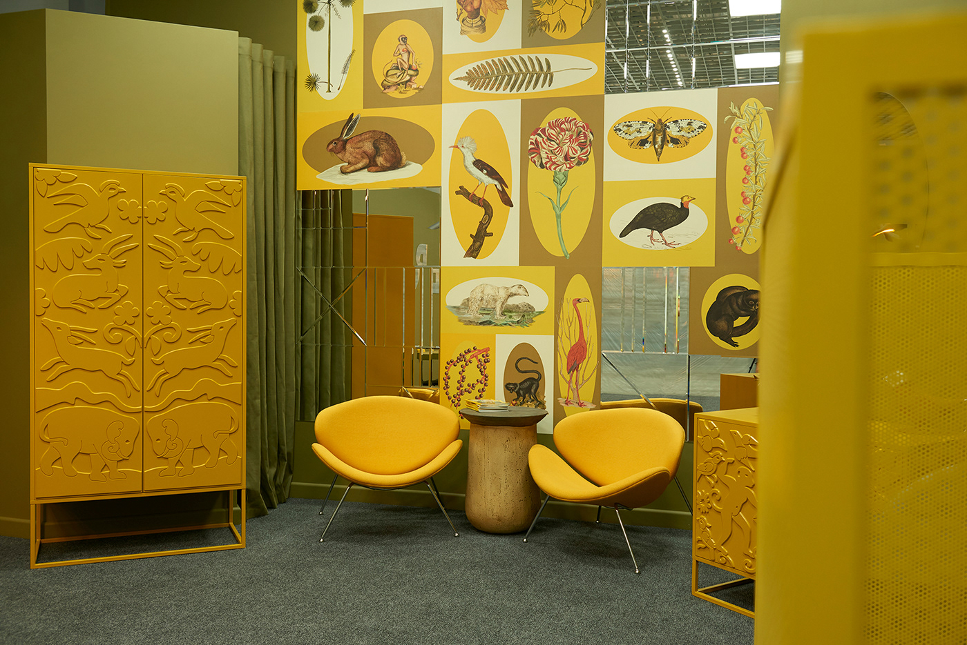 industrial design，yellow，Administrative Area，Interior design，