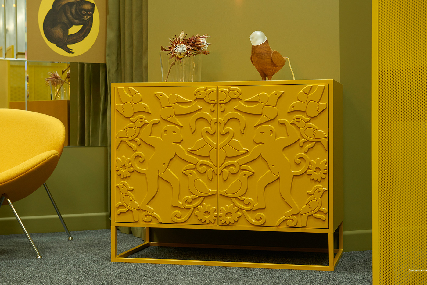 industrial design，yellow，Administrative Area，Interior design，