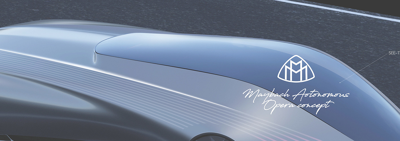 Benz，Maybach ，automobile，Luxury car，sketch，
