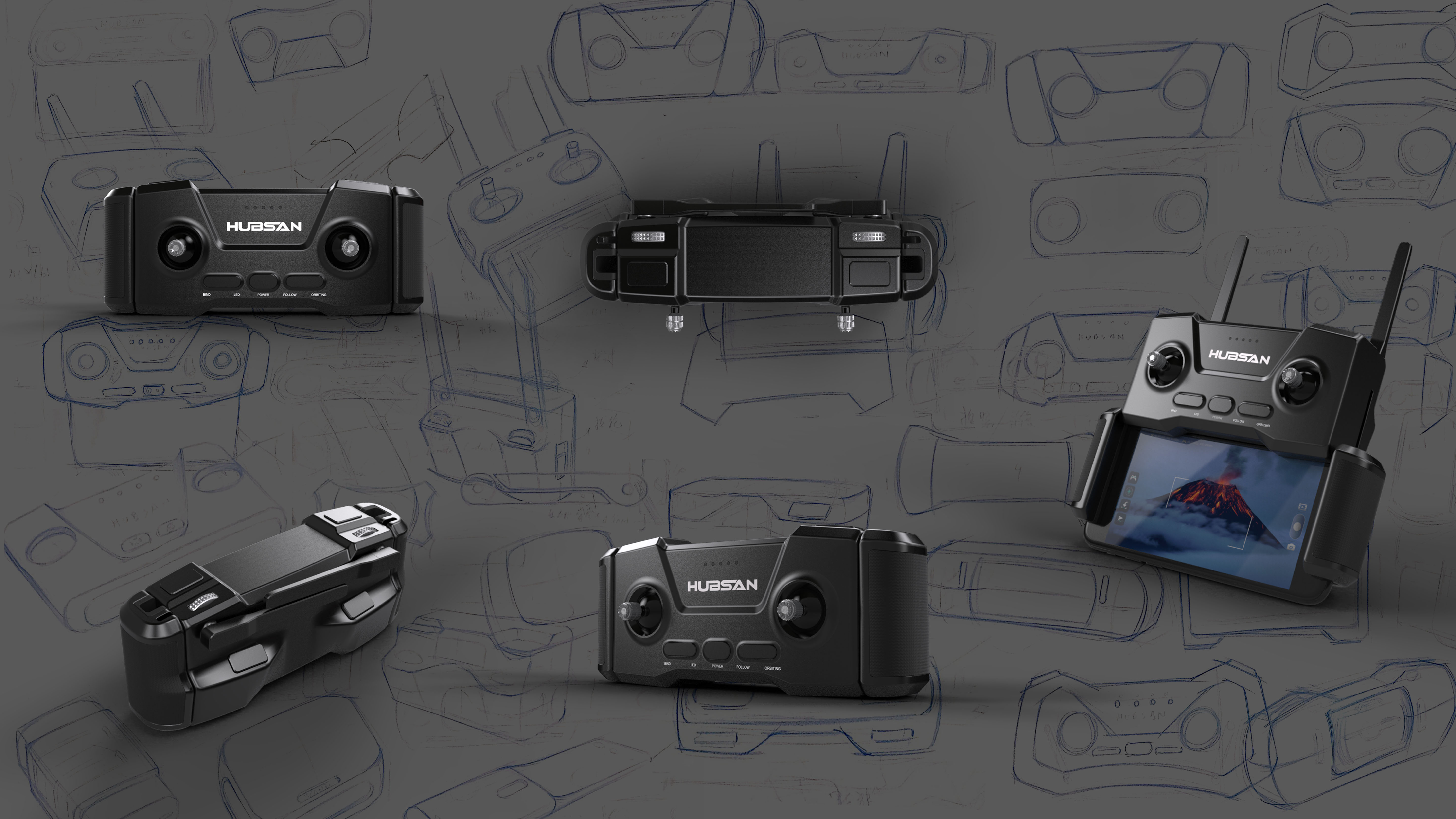 UAV，industrial design，[silver medal in the 55th top list]，