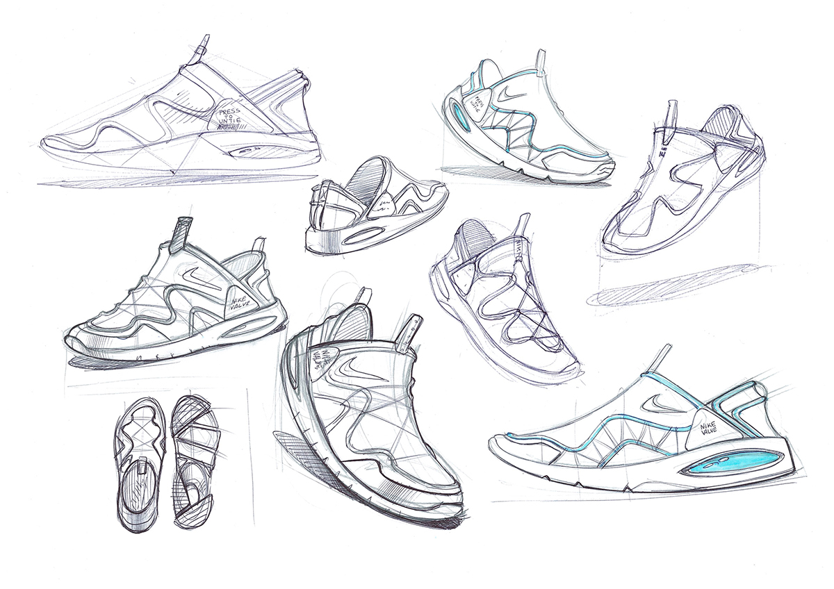 Nike，conceptual design，Air cushion shoes，nike，
