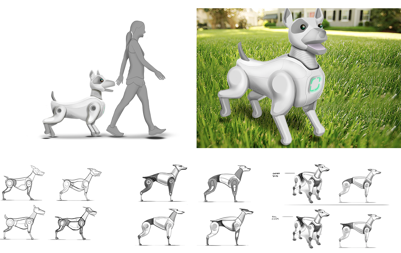 machine，robot，Pets，conceptual design，Robot dog，