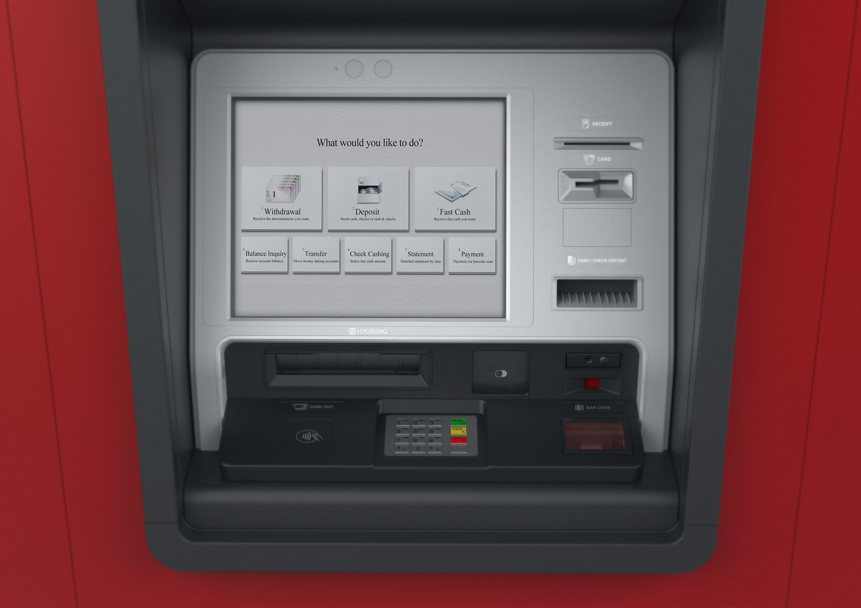 atm，Interactive machine，D E S I G N F E，