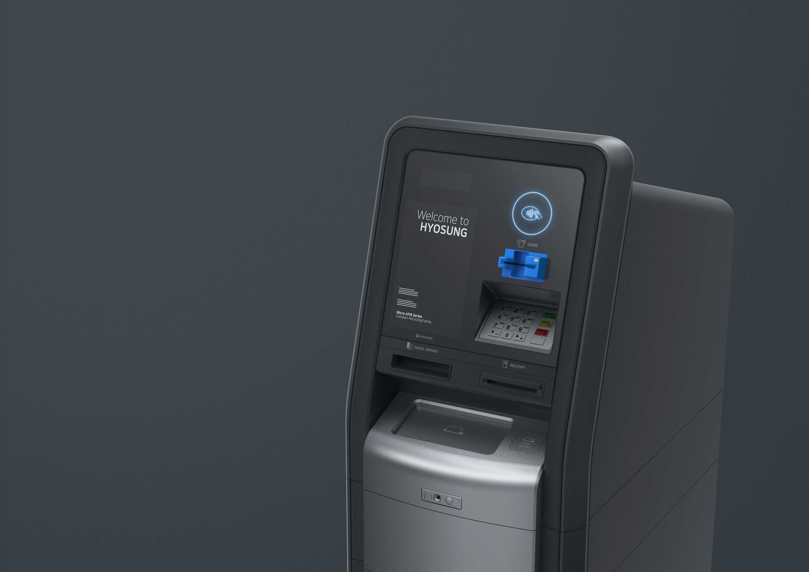 d e s i g n f e e l系列交互机设计欣赏6:可应用多场景的lobby atm机