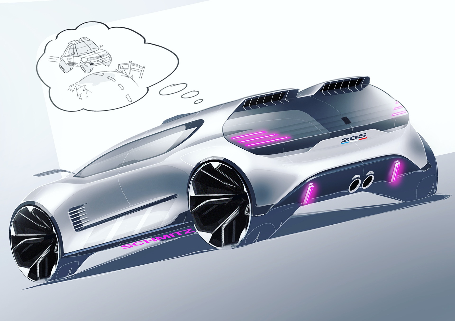 Sports car，automobile，Hand drawn，manuscript，