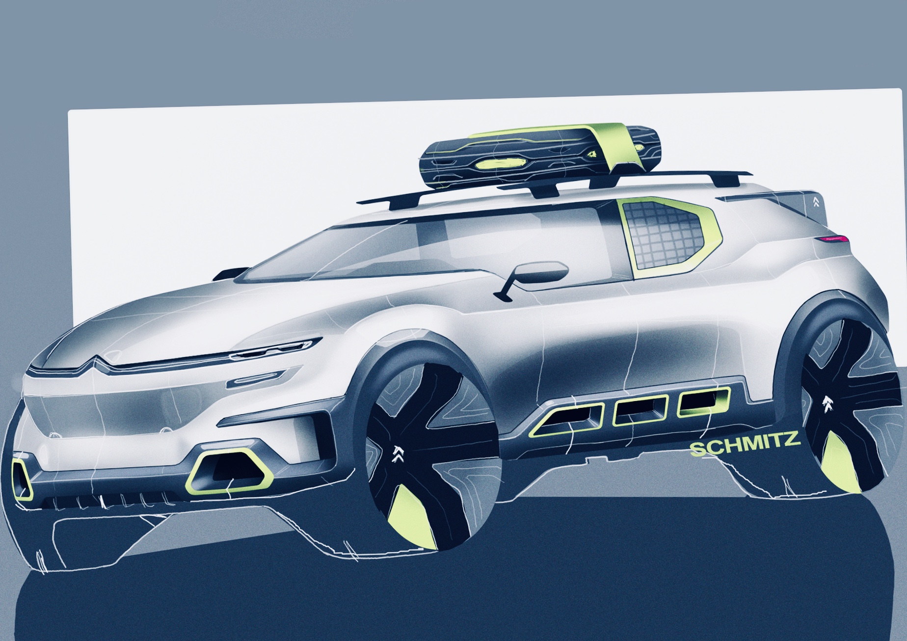 Sports car，automobile，Hand drawn，manuscript，