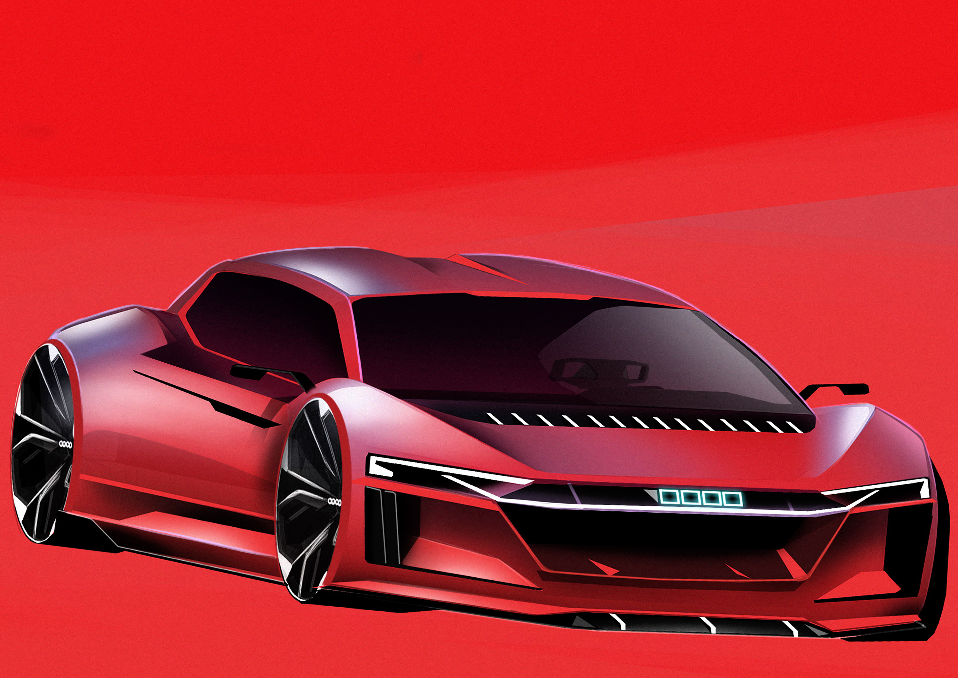 Sports car，automobile，Hand drawn，manuscript，