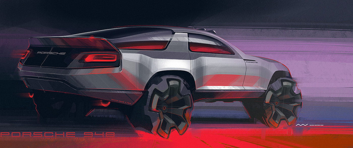 sketch，automobile，PS hand drawn，sketch，