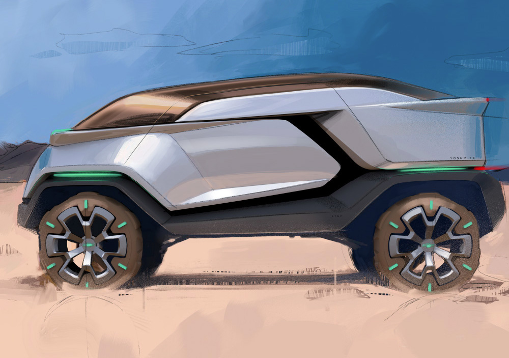 sketch，automobile，PS hand drawn，sketch，