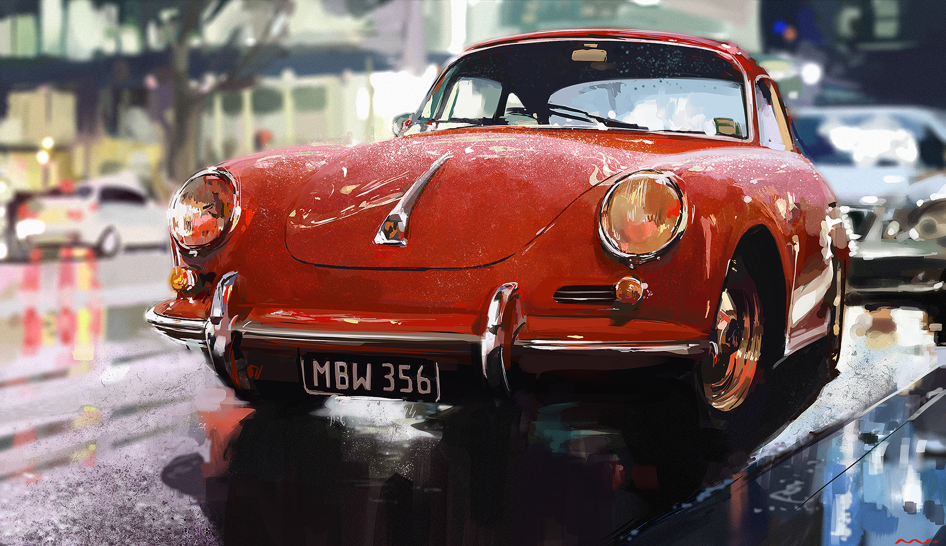 sketch，automobile，PS hand drawn，sketch，