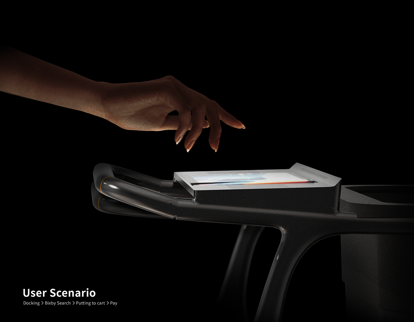 Ecart，Android，Samsung，black，Shopping Cart，app，intelligence，