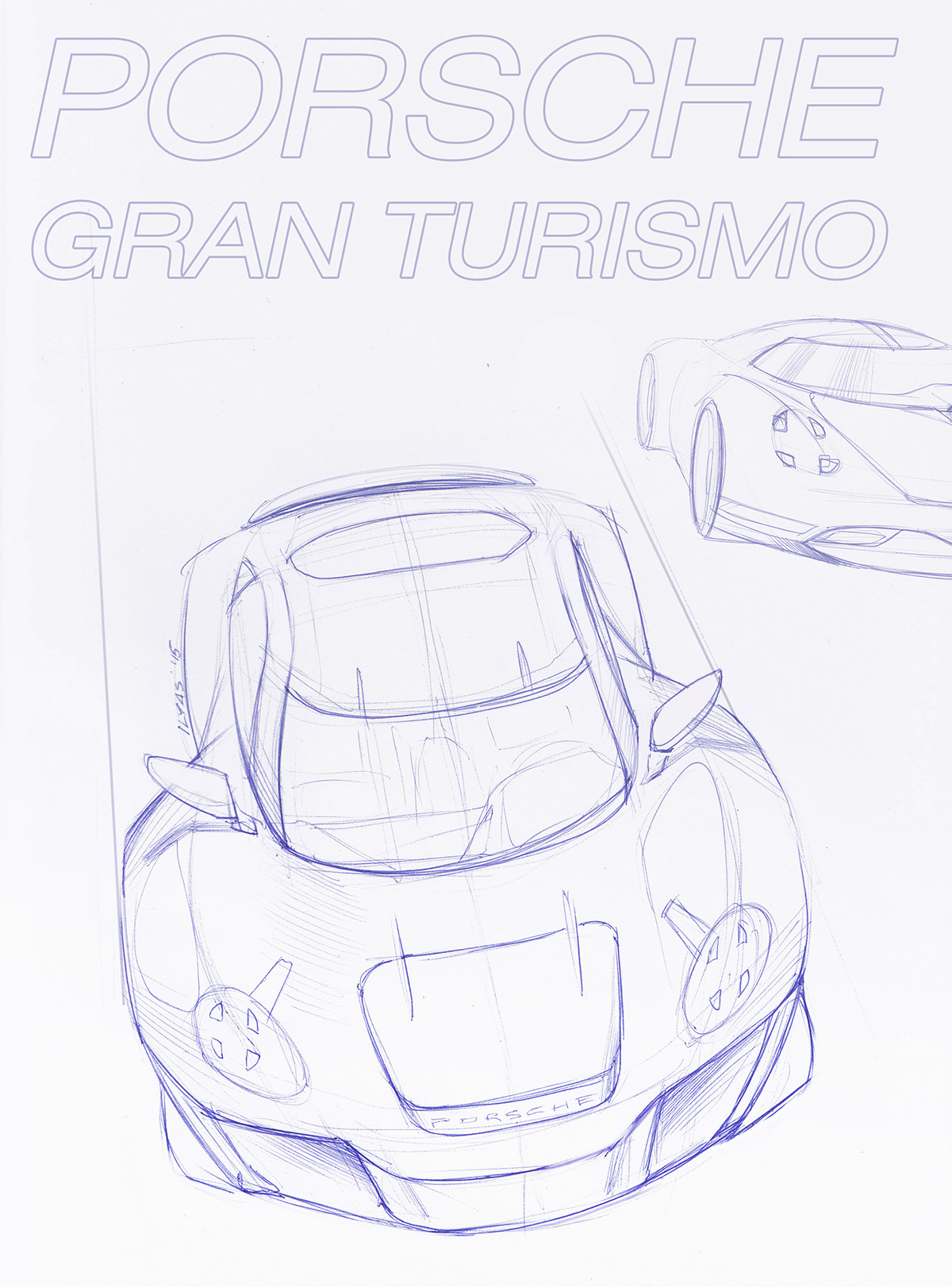 Hand drawn，draft，Ilyasdarakchiev，automobile，Design，