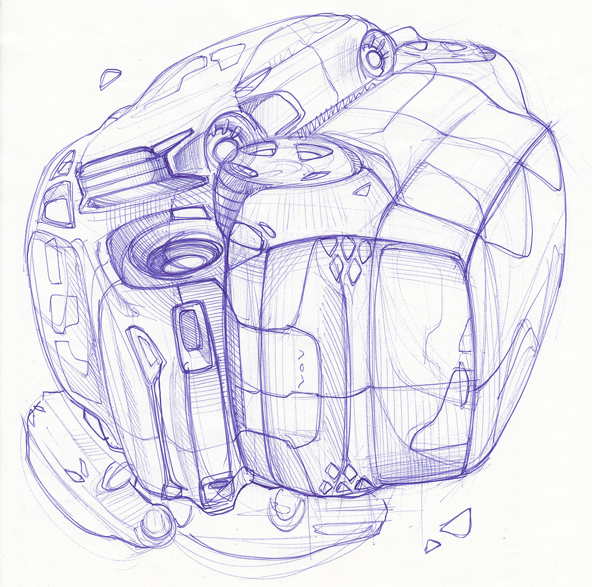 Hand drawn，draft，Ilyasdarakchiev，automobile，Design，