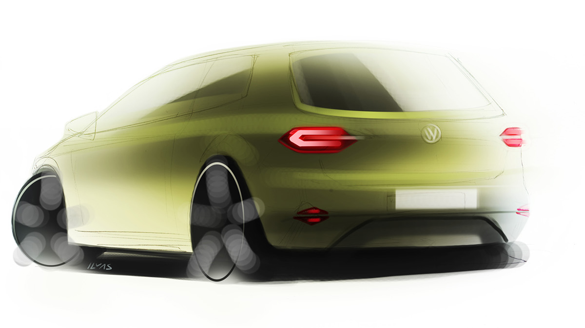 Hand drawn，draft，Ilyasdarakchiev，automobile，Design，