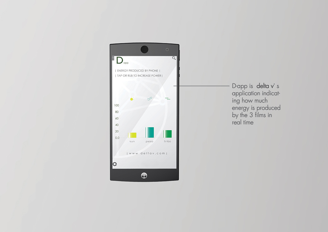 Delta V，solar energy，intelligence，black，concept，mobile phone，Friction electricity generation technology，Min Sheng Ya，