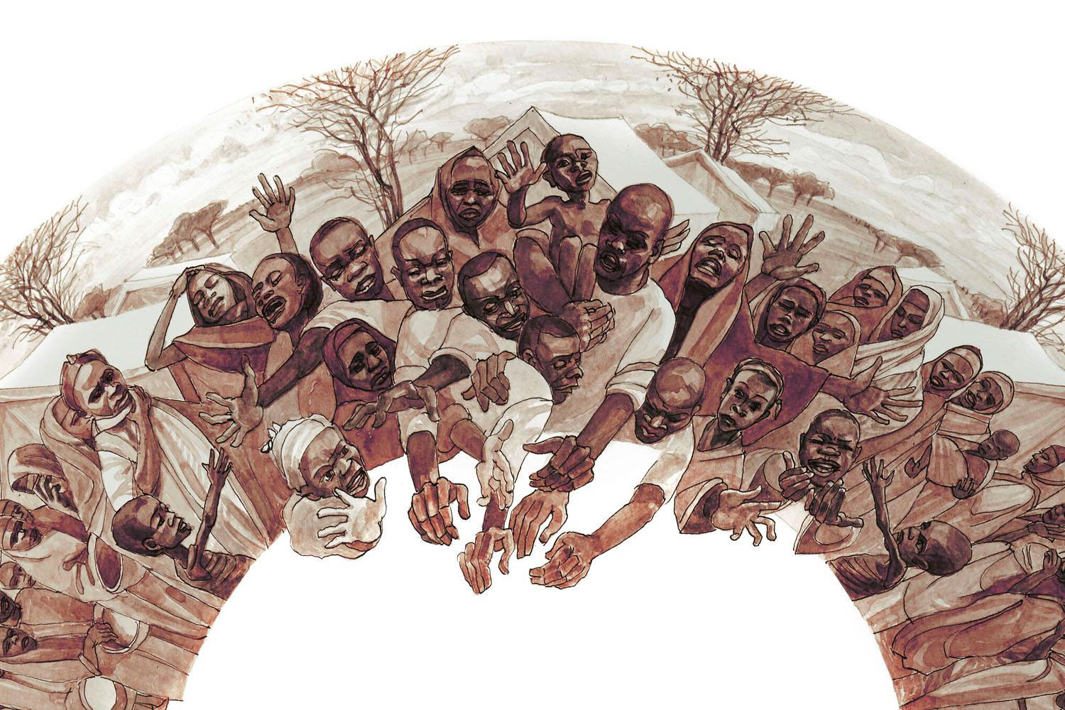 Hunger plate，advertisement，Art guidance，Illustration，